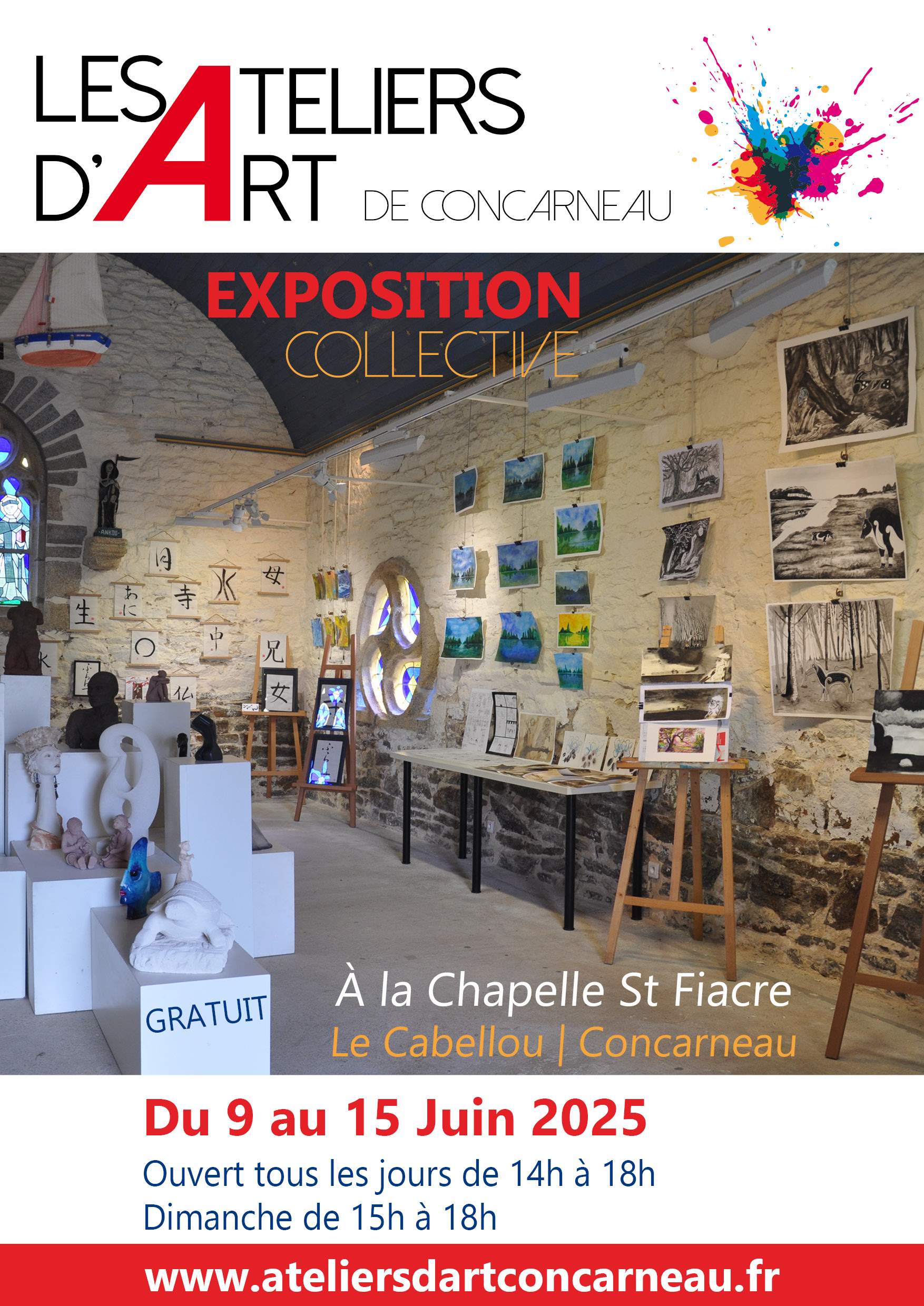 Affiche expo Ateliers Art 20253